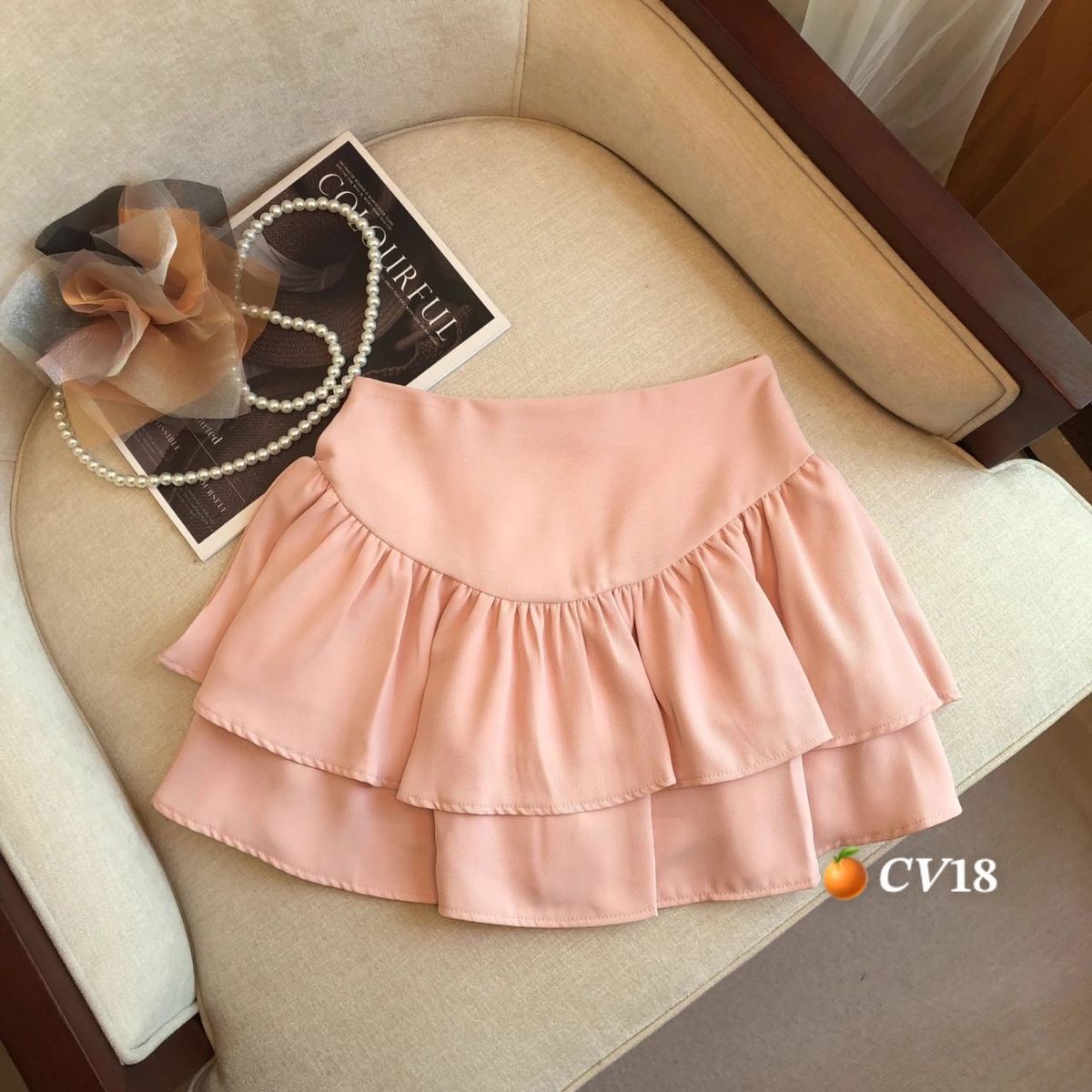 CHÂN VÁY 2 TẦNG CÓ LÓT TRONG CẠP CAO - LÊ PHƯƠNG BOUTIQUE CHÂN VÁY 2 TẦNG CÓ LÓT TRONG CẠP CAO - LÊ PHƯƠNG BOUTIQUE