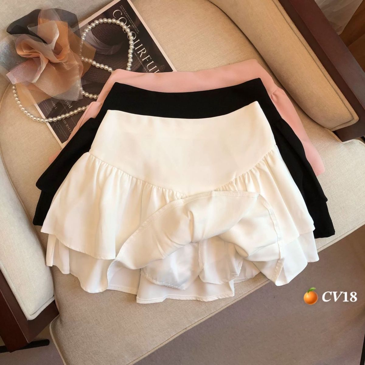 CHÂN VÁY 2 TẦNG CÓ LÓT TRONG CẠP CAO - LÊ PHƯƠNG BOUTIQUE CHÂN VÁY 2 TẦNG CÓ LÓT TRONG CẠP CAO - LÊ PHƯƠNG BOUTIQUE