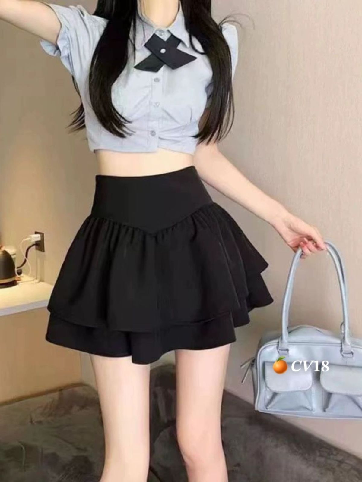 CHÂN VÁY 2 TẦNG CÓ LÓT TRONG CẠP CAO - LÊ PHƯƠNG BOUTIQUE CHÂN VÁY 2 TẦNG CÓ LÓT TRONG CẠP CAO - LÊ PHƯƠNG BOUTIQUE