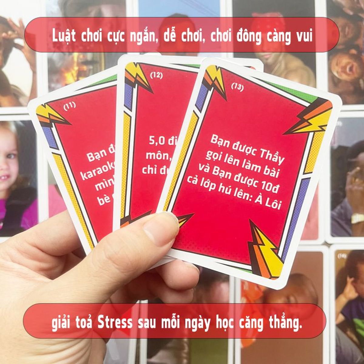 Board game-Bộ Bài Squad Meme Foxi Mêm-trò chơi đội nhóm siêu vui hài hước Board game-Bộ Bài Squad Meme Foxi Mêm-trò chơi đội nhóm siêu vui hài hước