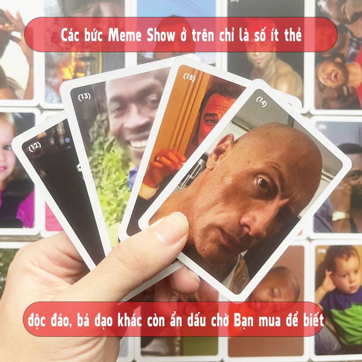 Board game-Bộ Bài Squad Meme Foxi Mêm-trò chơi đội nhóm siêu vui hài hước Board game-Bộ Bài Squad Meme Foxi Mêm-trò chơi đội nhóm siêu vui hài hước