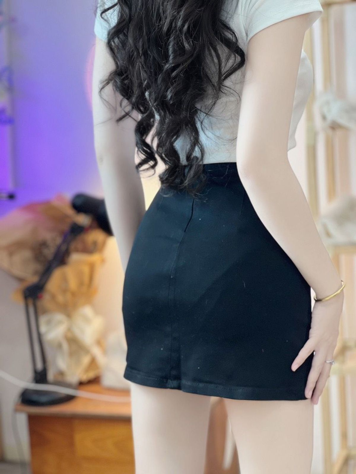 CHÂN VÁY KAKI ĐÍNH NƠ - LÊ PHƯƠNG BOUTIQUE CHÂN VÁY KAKI ĐÍNH NƠ - LÊ PHƯƠNG BOUTIQUE