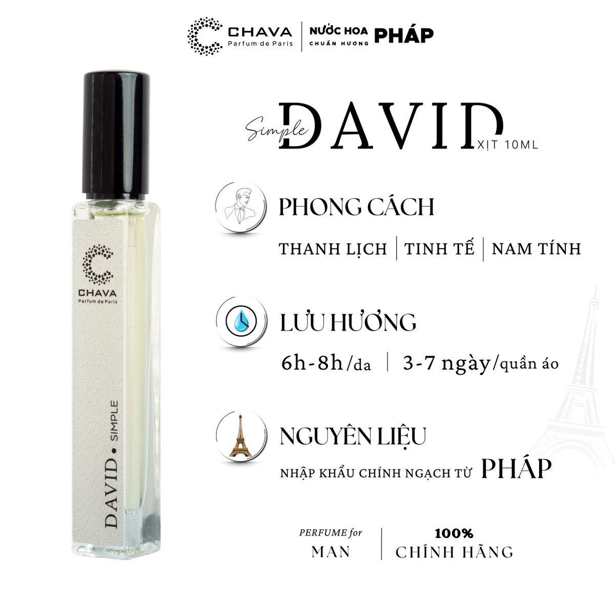 COMBO 5 CHAI NƯỚC HOA SIMPLE 10ML BẤT KỲ - CHAVA COMBO 5 CHAI NƯỚC HOA SIMPLE 10ML BẤT KỲ - CHAVA
