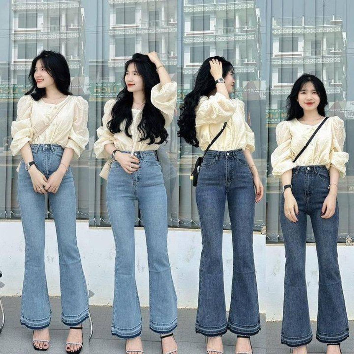 QUẦN JEAN NỮ LOE DÀI THÁO LAI - NHƯ Ý BOUTIQUE QUẦN JEAN NỮ LOE DÀI THÁO LAI - NHƯ Ý BOUTIQUE