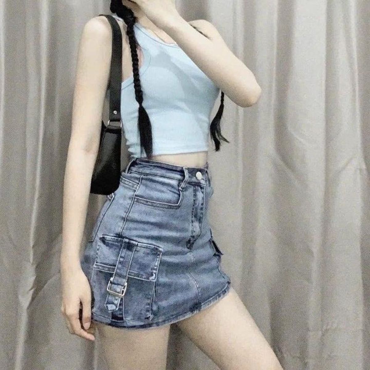 VÁY JEAN QUẦN TÚI HỘP KIỂU - NHƯ Ý BOUTIQUE VÁY JEAN QUẦN TÚI HỘP KIỂU - NHƯ Ý BOUTIQUE