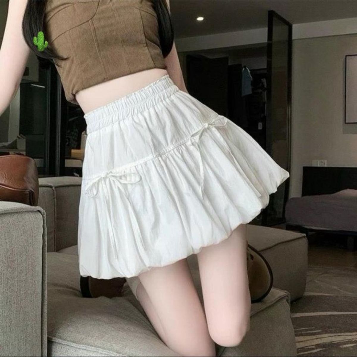 CHÂN VÁY NGẮN BÍ CỘT NƠ - NHƯ Ý BOUTIQUE CHÂN VÁY NGẮN BÍ CỘT NƠ - NHƯ Ý BOUTIQUE