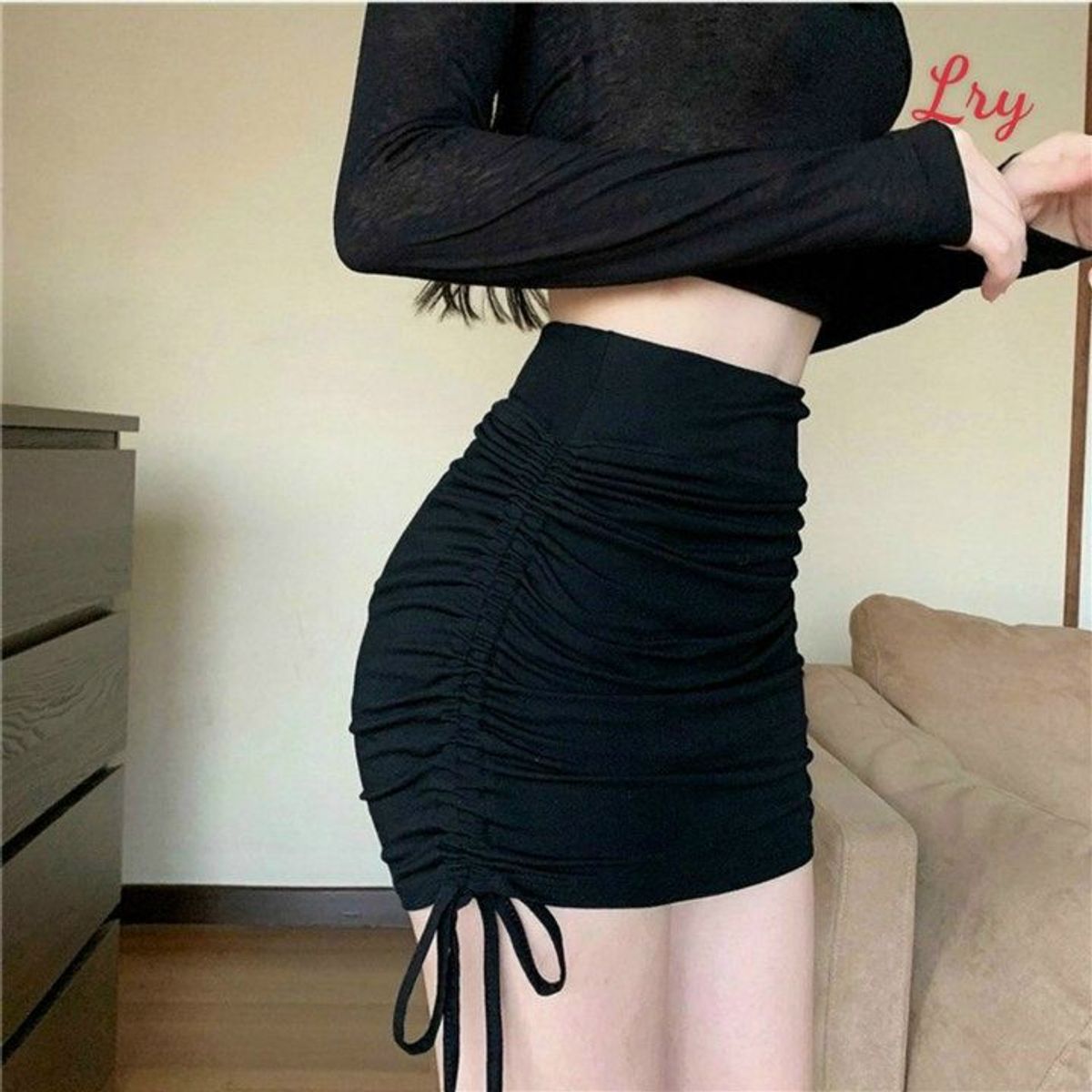 CHÂN VÁY NGẮN RÚT ÔM BODY - NHƯ Ý BOUTIQUE CHÂN VÁY NGẮN RÚT ÔM BODY - NHƯ Ý BOUTIQUE