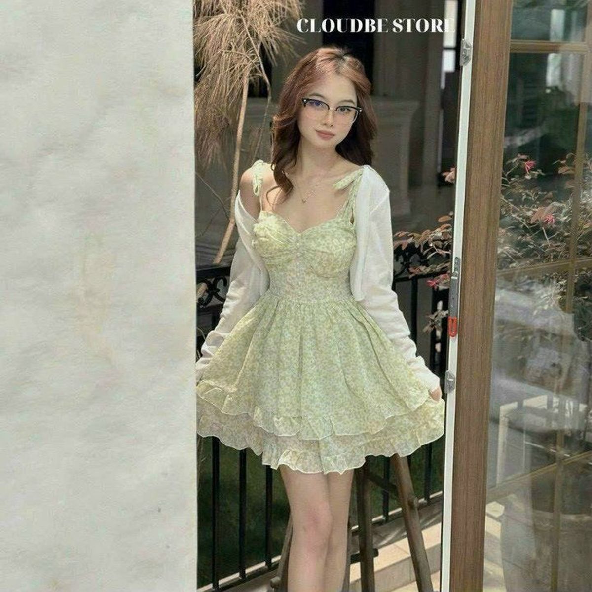 SET ÁO KHOÁC KÈM ĐẦM VOAN CAO CẤP YVY27_ TRIỆU VY STORE SET ÁO KHOÁC KÈM ĐẦM VOAN CAO CẤP YVY27_ TRIỆU VY STORE