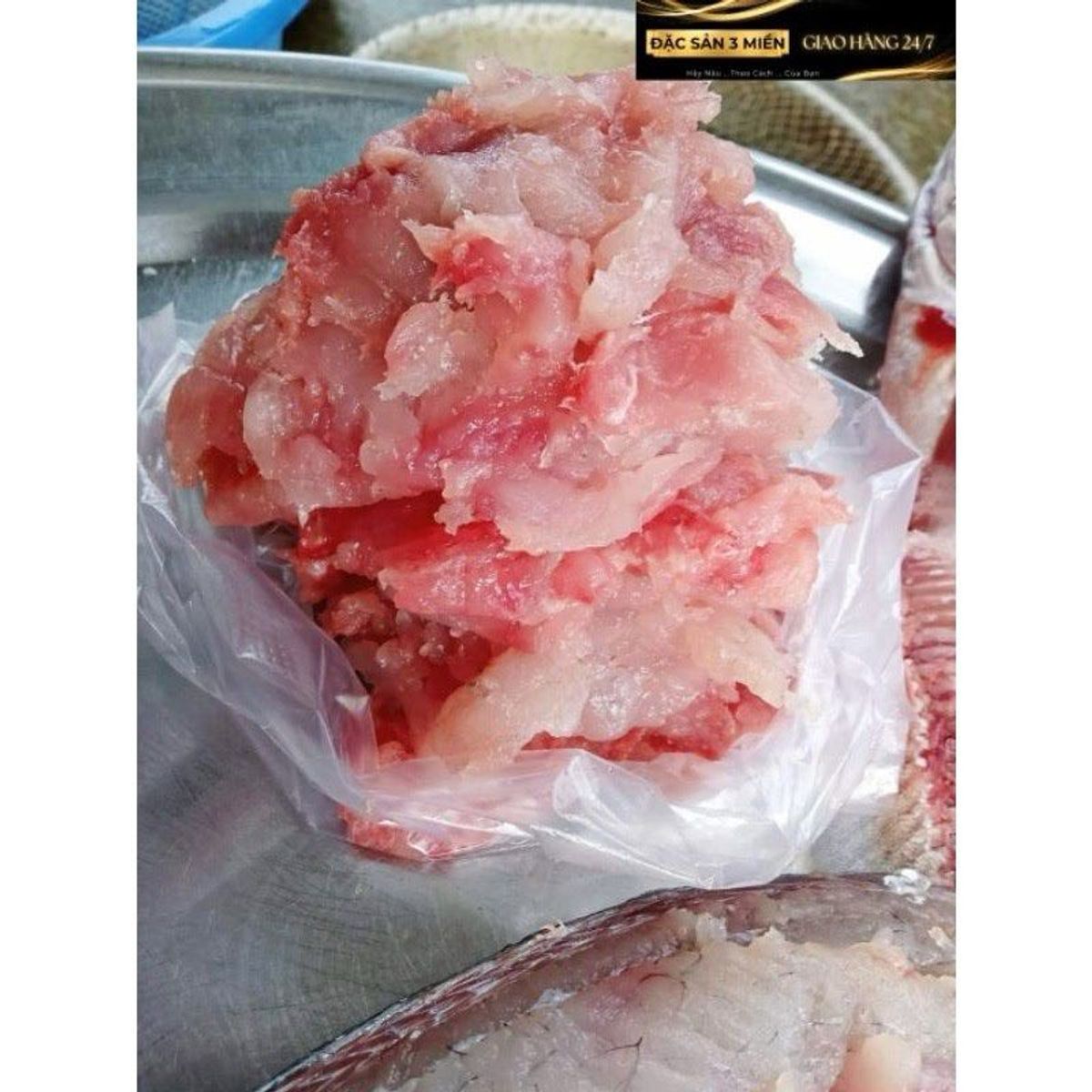 CHẢ CÁ THÁC LÁC Nạo 500g nguyên chất không pha chưa quết (giao tphcm) CHẢ CÁ THÁC LÁC Nạo 500g nguyên chất không pha chưa quết (giao tphcm)