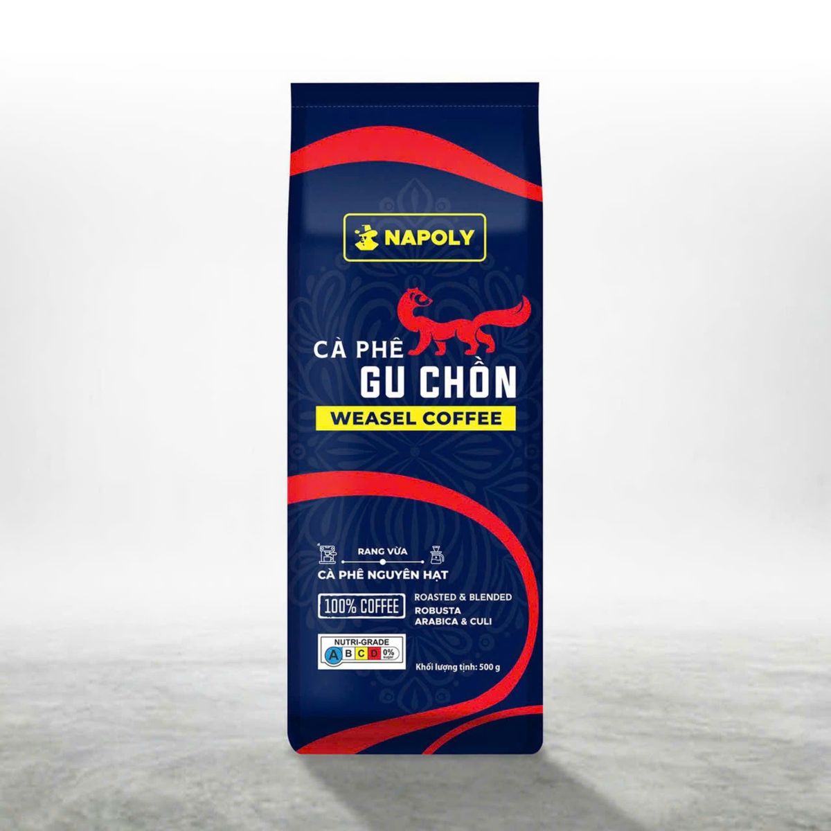 Cà Phê Gu Ch.ôn sạch nguyên chất hảo hạng Napoly Coffee 500g/túi Cà Phê Gu Ch.ôn sạch nguyên chất hảo hạng Napoly Coffee 500g/túi