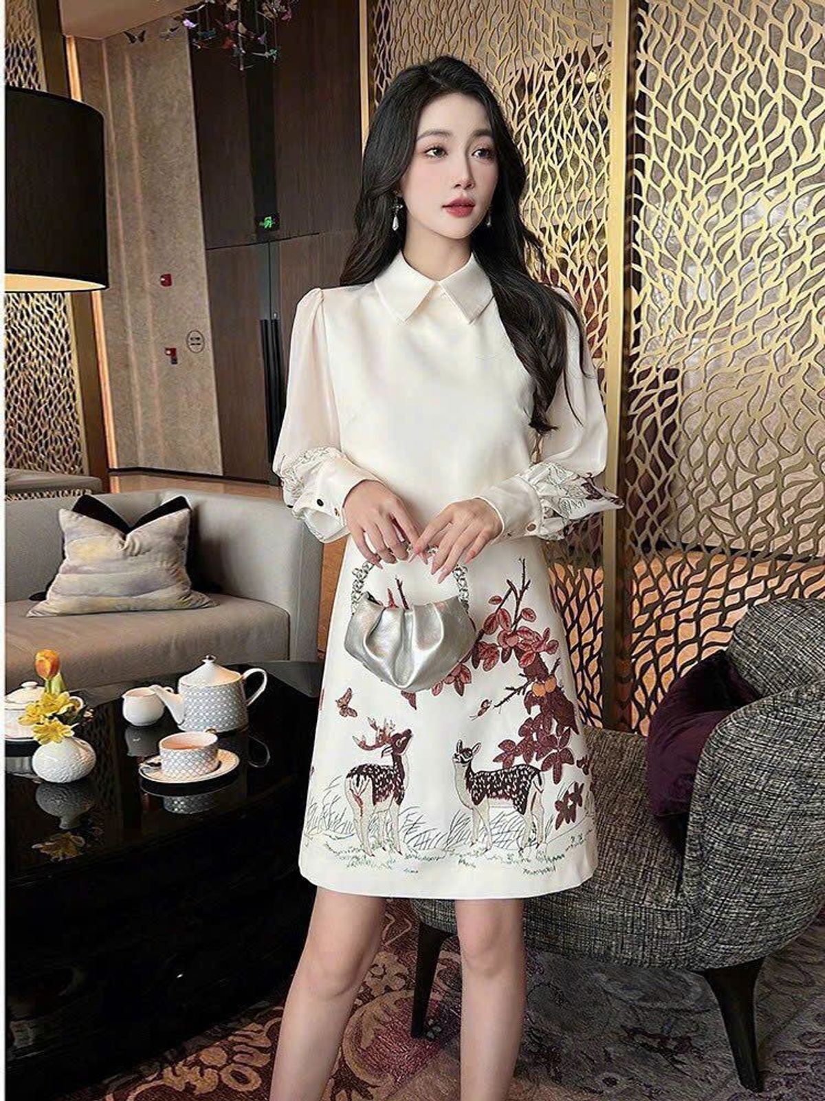 Đầm Suông Nữ Quảng Châu Lụa Cao Cấp Đầm Suông Nữ Quảng Châu Lụa Cao Cấp