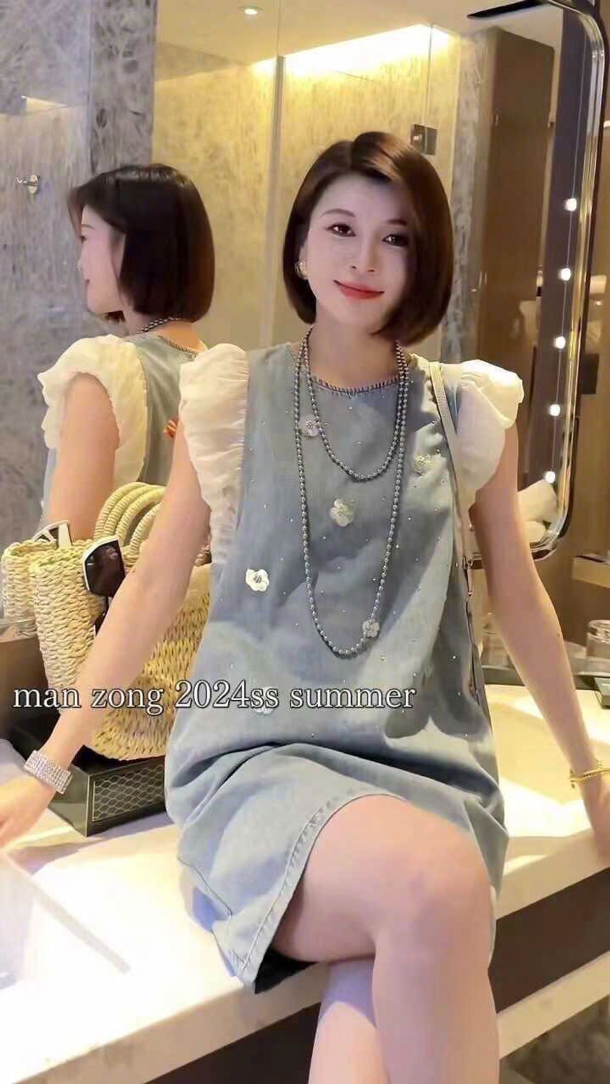 ĐẦM JEAN KẾT HOA NỔI - Đẳng Cấp Thời Trang Nữ ĐẦM JEAN KẾT HOA NỔI - Đẳng Cấp Thời Trang Nữ