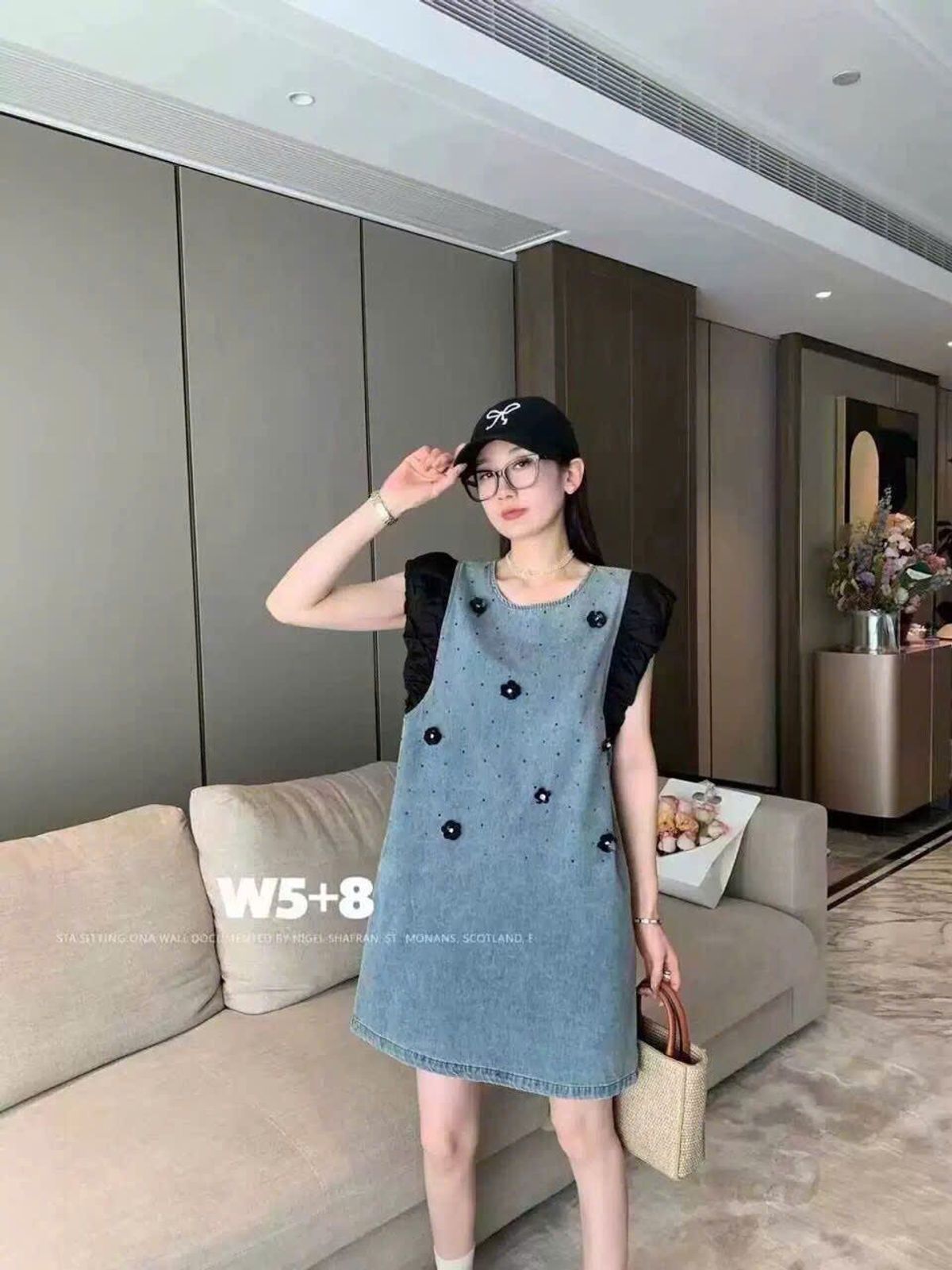 ĐẦM JEAN KẾT HOA NỔI - Đẳng Cấp Thời Trang Nữ ĐẦM JEAN KẾT HOA NỔI - Đẳng Cấp Thời Trang Nữ