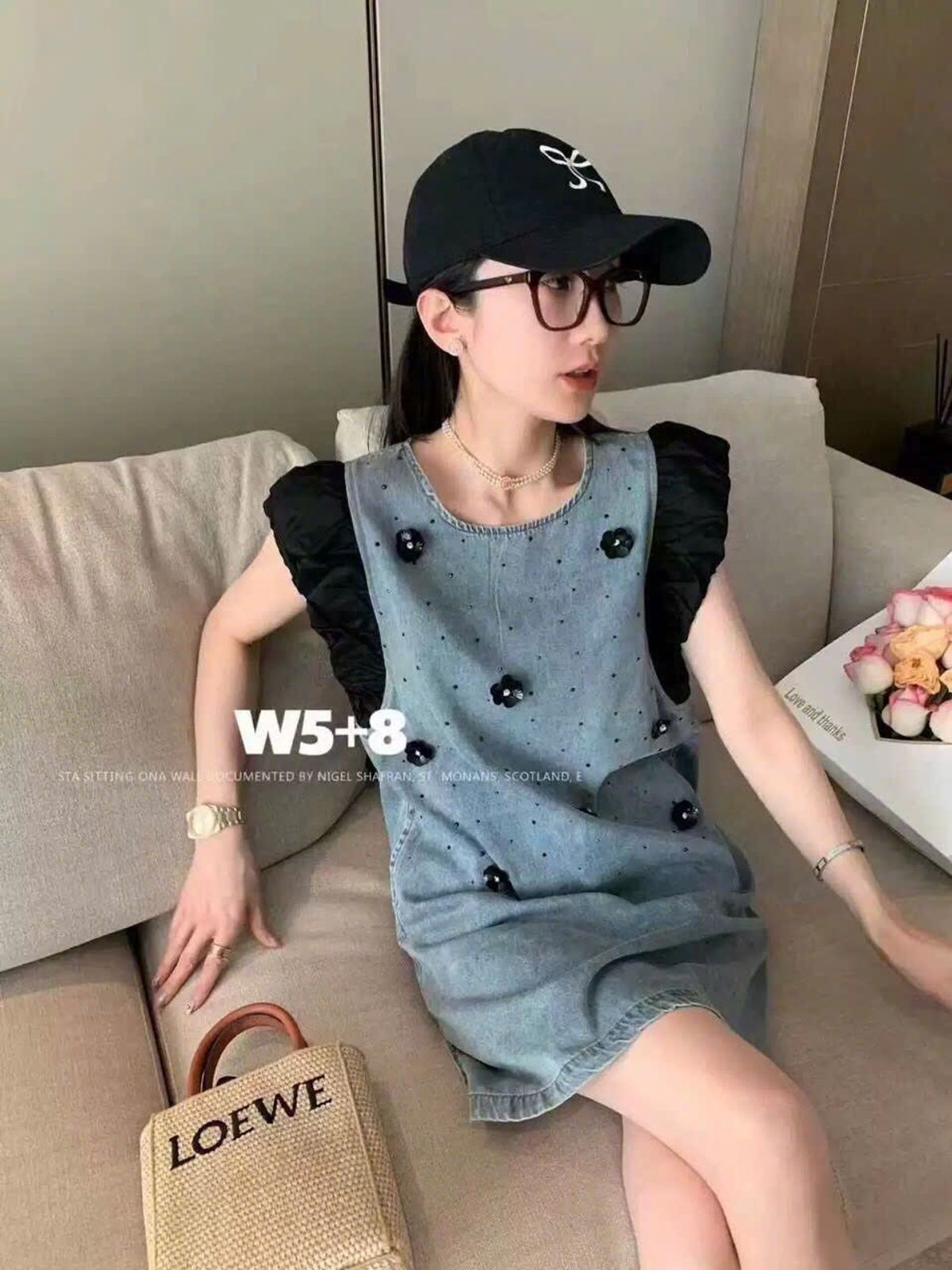 ĐẦM JEAN KẾT HOA NỔI - Đẳng Cấp Thời Trang Nữ ĐẦM JEAN KẾT HOA NỔI - Đẳng Cấp Thời Trang Nữ