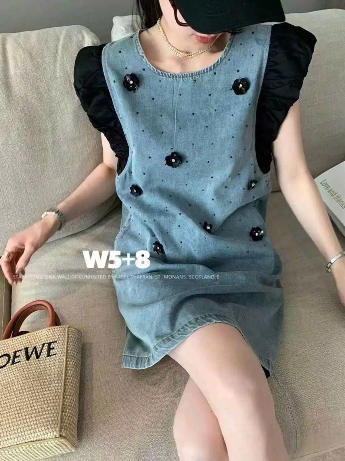ĐẦM JEAN KẾT HOA NỔI - Đẳng Cấp Thời Trang Nữ ĐẦM JEAN KẾT HOA NỔI - Đẳng Cấp Thời Trang Nữ
