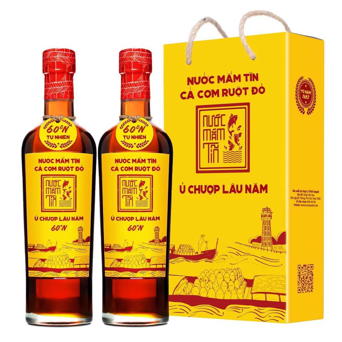 COMBO 2 CHAI NƯỚC MẮM TĨN CÁ CƠM RUỘT ĐỎ ĐỘ ĐẠM 60N CHAI THỦY TINH 500ML - NƯỚC MẮM TĨN COMBO 2 CHAI NƯỚC MẮM TĨN CÁ CƠM RUỘT ĐỎ ĐỘ ĐẠM 60N CHAI THỦY TINH 500ML - NƯỚC MẮM TĨN