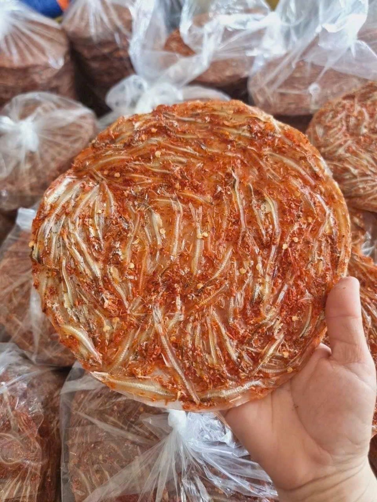 Khô bánh tráng cá cơm 1kg - Vựa Khô Bến Tre Khô bánh tráng cá cơm 1kg - Vựa Khô Bến Tre