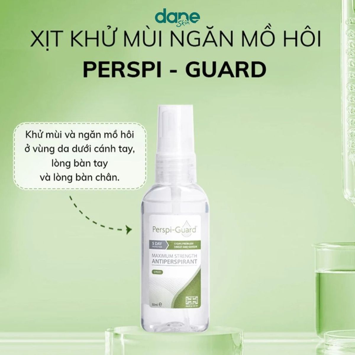 Xịt khử mùi Perspi-Guard 30ml - ngăn mồ hôi toàn thân cao cấp hiệu quả 3 - 5 ngày, giảm tiết mồ hôi Xịt khử mùi Perspi-Guard 30ml - ngăn mồ hôi toàn thân cao cấp hiệu quả 3 - 5 ngày, giảm tiết mồ hôi