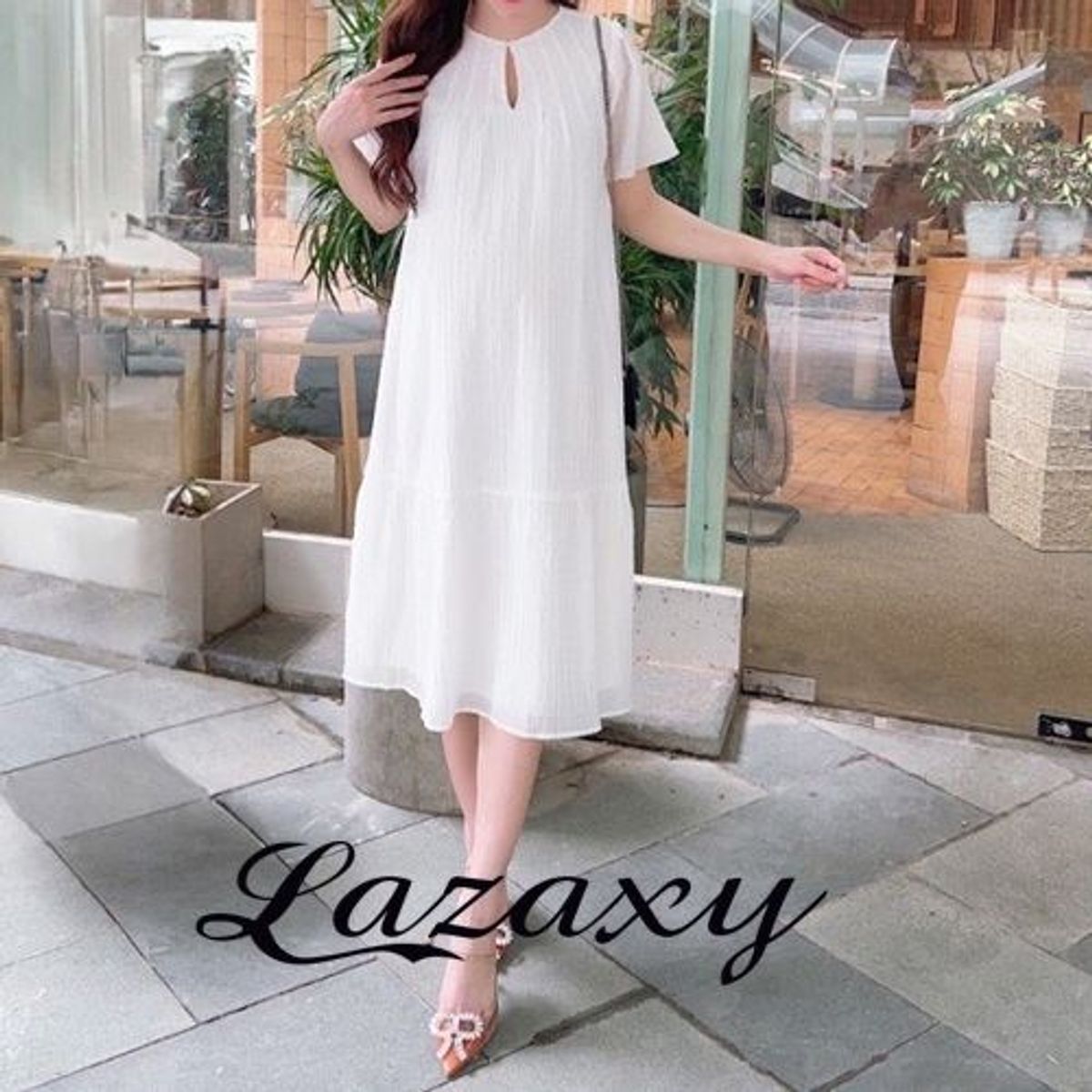 Váy bầu,đầm bầu thiết kế Lazaxy công sở,đi biển vải gân đũi Hàn Quốc ngắn tay dáng đuôi cá 2 lớp Váy bầu,đầm bầu thiết kế Lazaxy công sở,đi biển vải gân đũi Hàn Quốc ngắn tay dáng đuôi cá 2 lớp