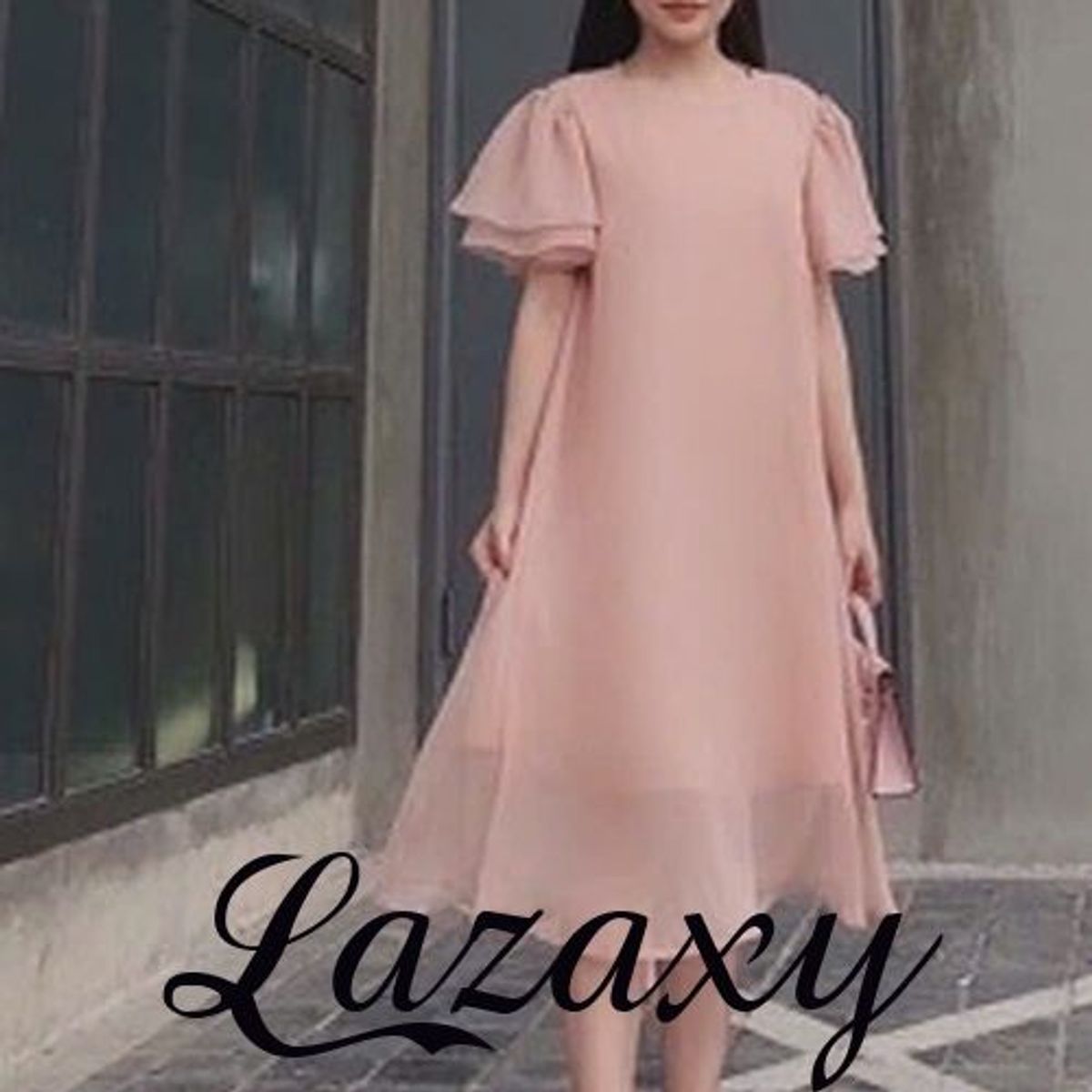 Váy đầm bầu thiết kế 2 lớp dáng suông, Đầm dự tiệc cao cấp vải voan tơ nến Lazaxy đủ size 50-75kg Váy đầm bầu thiết kế 2 lớp dáng suông, Đầm dự tiệc cao cấp vải voan tơ nến Lazaxy đủ size 50-75kg