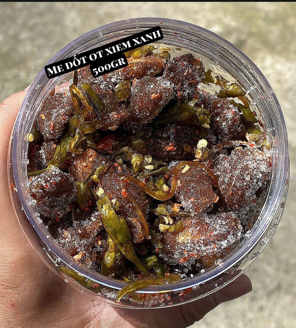 MÊ DỐT MUỐI ỚT XIÊM XANH, ĂN MỘT LẦN LÀ GHIỀN 500G - WINNIE HOUSE MÊ DỐT MUỐI ỚT XIÊM XANH, ĂN MỘT LẦN LÀ GHIỀN 500G - WINNIE HOUSE