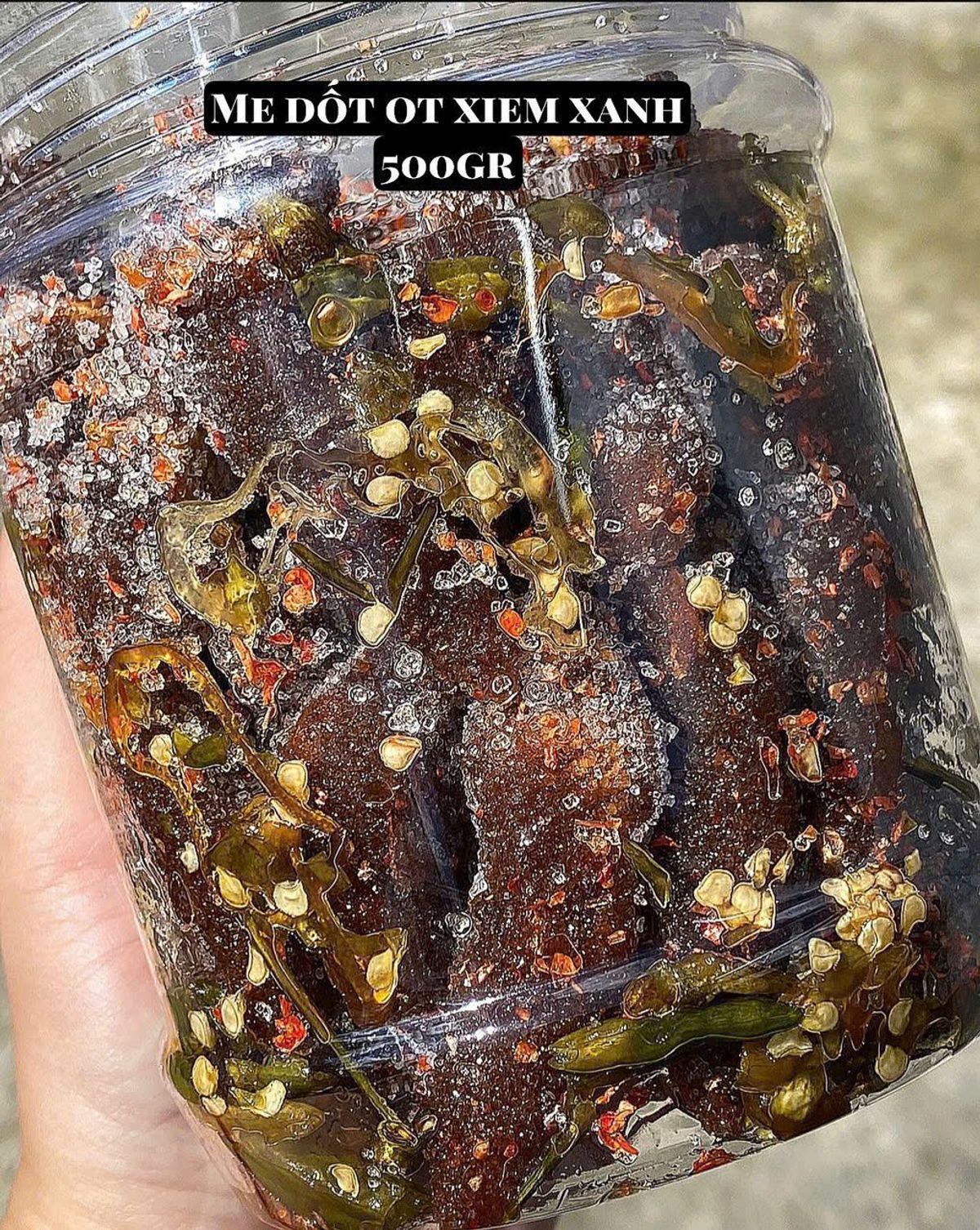 MÊ DỐT MUỐI ỚT XIÊM XANH, ĂN MỘT LẦN LÀ GHIỀN 500G - WINNIE HOUSE MÊ DỐT MUỐI ỚT XIÊM XANH, ĂN MỘT LẦN LÀ GHIỀN 500G - WINNIE HOUSE
