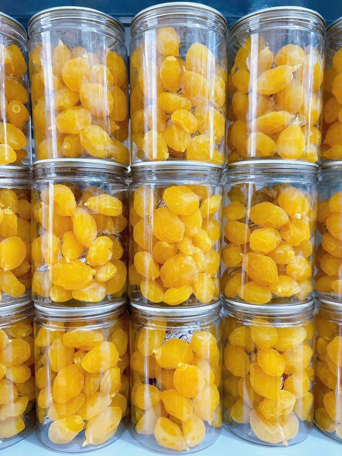Mứt Đào Vàng Hũ 400G Mứt Đào Vàng Hũ 400G