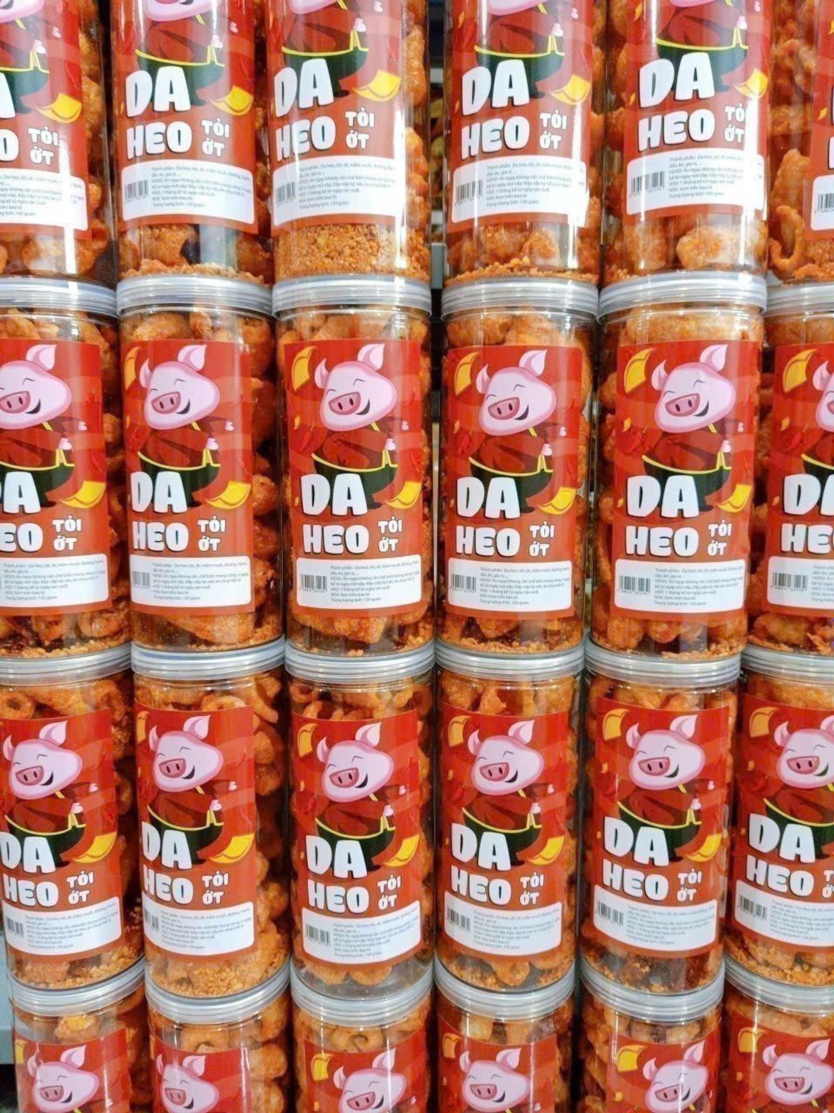 Da Heo Tỏi Ớt Hủ 150gr - Thực Phẩm Chế Biến Sẵn Da Heo Tỏi Ớt Hủ 150gr - Thực Phẩm Chế Biến Sẵn