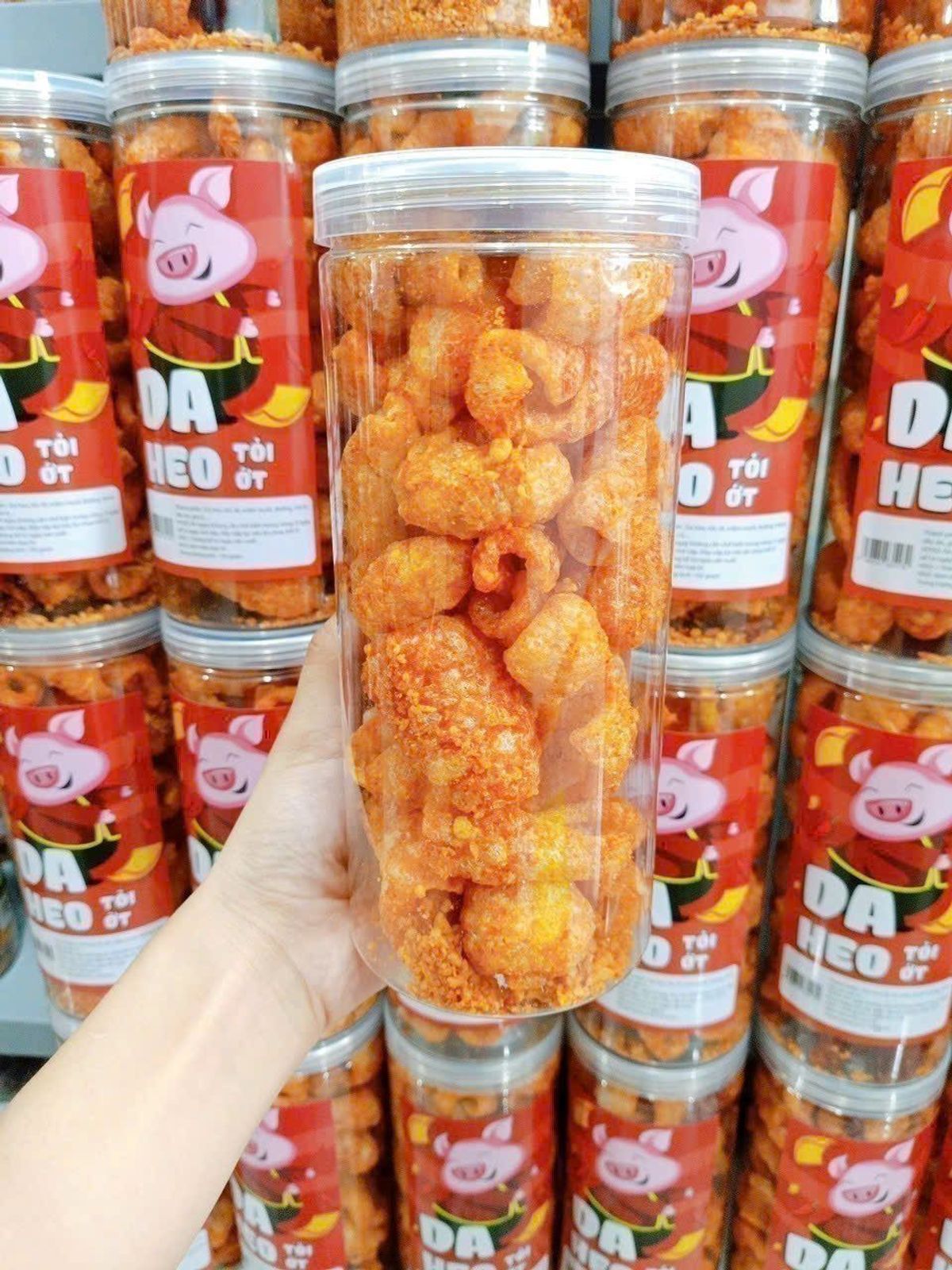 Da Heo Tỏi Ớt Hủ 150gr - Thực Phẩm Chế Biến Sẵn Da Heo Tỏi Ớt Hủ 150gr - Thực Phẩm Chế Biến Sẵn