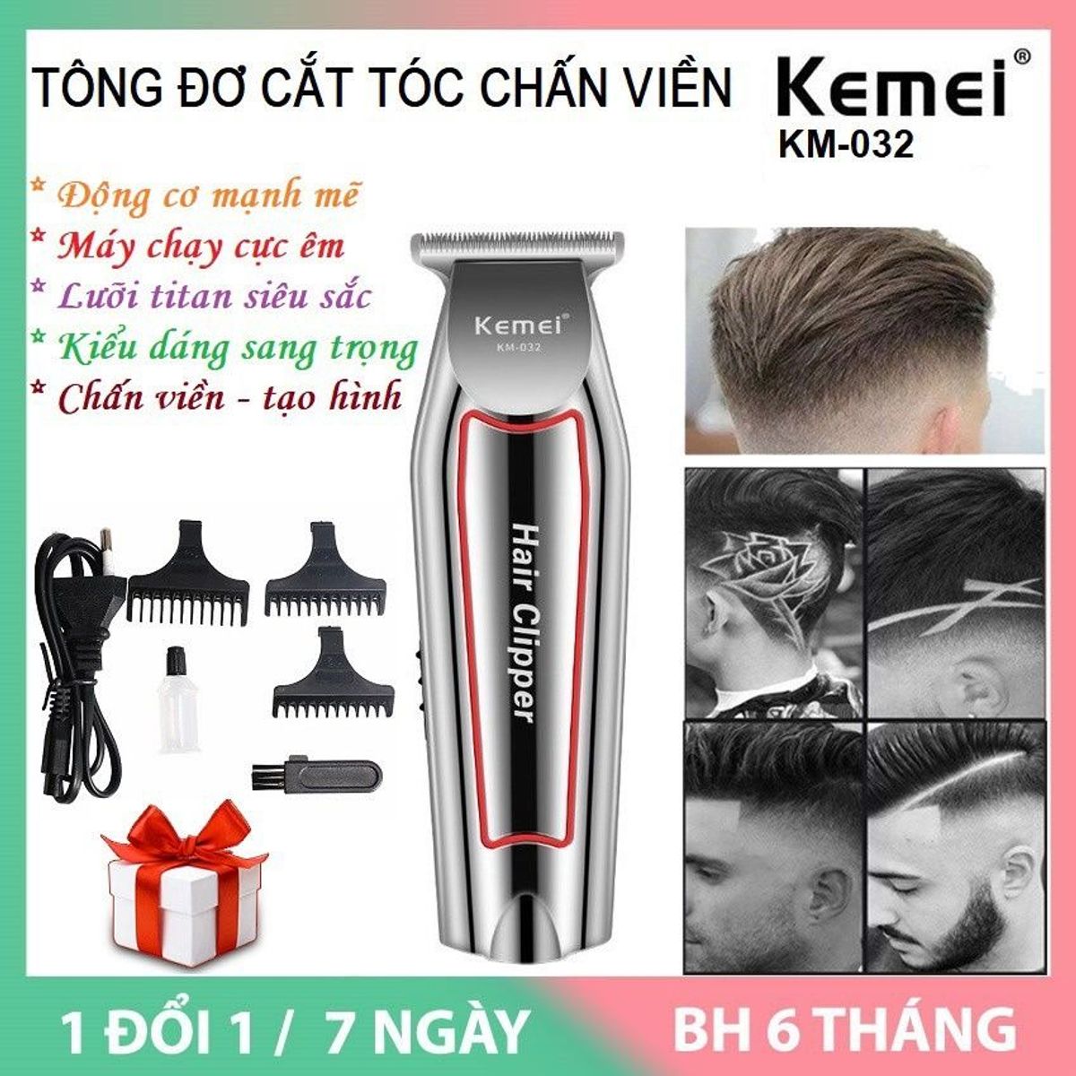 TÔNG ĐƠ CẮT TÓC CẠO RÂU KHÔNG DÂY KEMEI KM032 CẮT TỈA LÔNG MŨI VÀ CẠO RÂU CHUYÊN DỤNG GD028 - LADY'S PASSION TÔNG ĐƠ CẮT TÓC CẠO RÂU KHÔNG DÂY KEMEI KM032 CẮT TỈA LÔNG MŨI VÀ CẠO RÂU CHUYÊN DỤNG GD028 - LADY'S PASSION