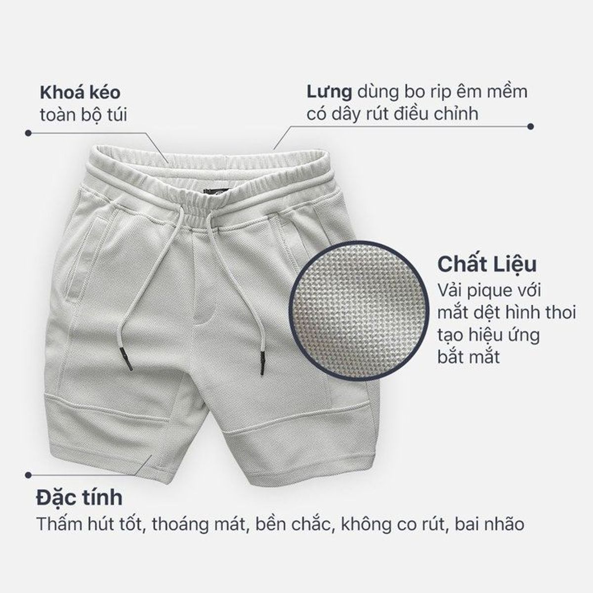 QUẦN SHORT THUN NAM NEW BASIC P203 - LADY'S PASSION QUẦN SHORT THUN NAM NEW BASIC P203 - LADY'S PASSION