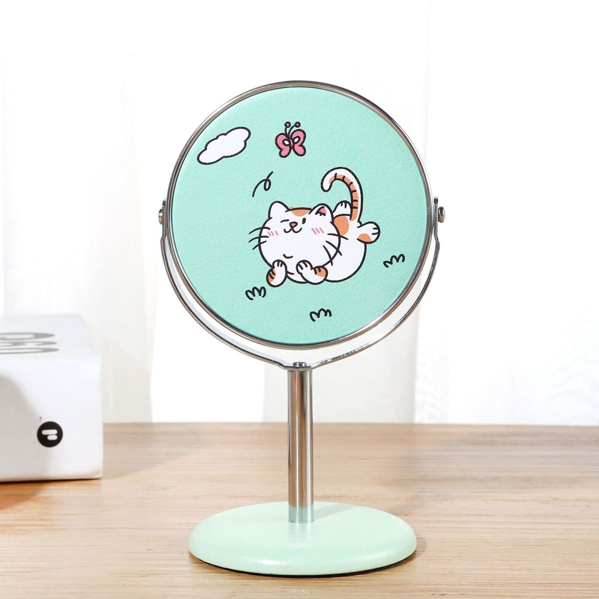 GƯƠNG INOX ĐỂ BÀN TRANG ĐIỂM XOAY TRÒN GD166 - LADY'S PASSION GƯƠNG INOX ĐỂ BÀN TRANG ĐIỂM XOAY TRÒN GD166 - LADY'S PASSION