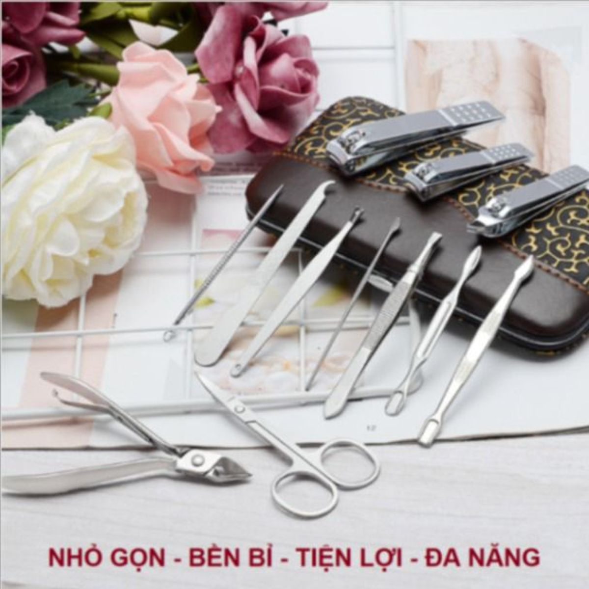 BỘ DỤNG CỤ LÀM MÓNG ĐA NĂNG 12 MÓN CAO CẤP LOẠI LỚN DC007 - LADY'S PASSION BỘ DỤNG CỤ LÀM MÓNG ĐA NĂNG 12 MÓN CAO CẤP LOẠI LỚN DC007 - LADY'S PASSION