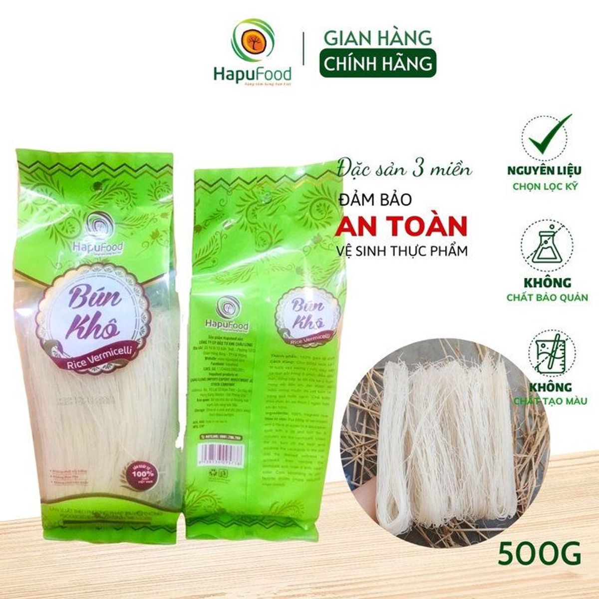 BÚN KHÔ ĐẶC SẢN BÌNH ĐỊNH TÚI 500G K04 - LADY'S PASSION BÚN KHÔ ĐẶC SẢN BÌNH ĐỊNH TÚI 500G K04 - LADY'S PASSION