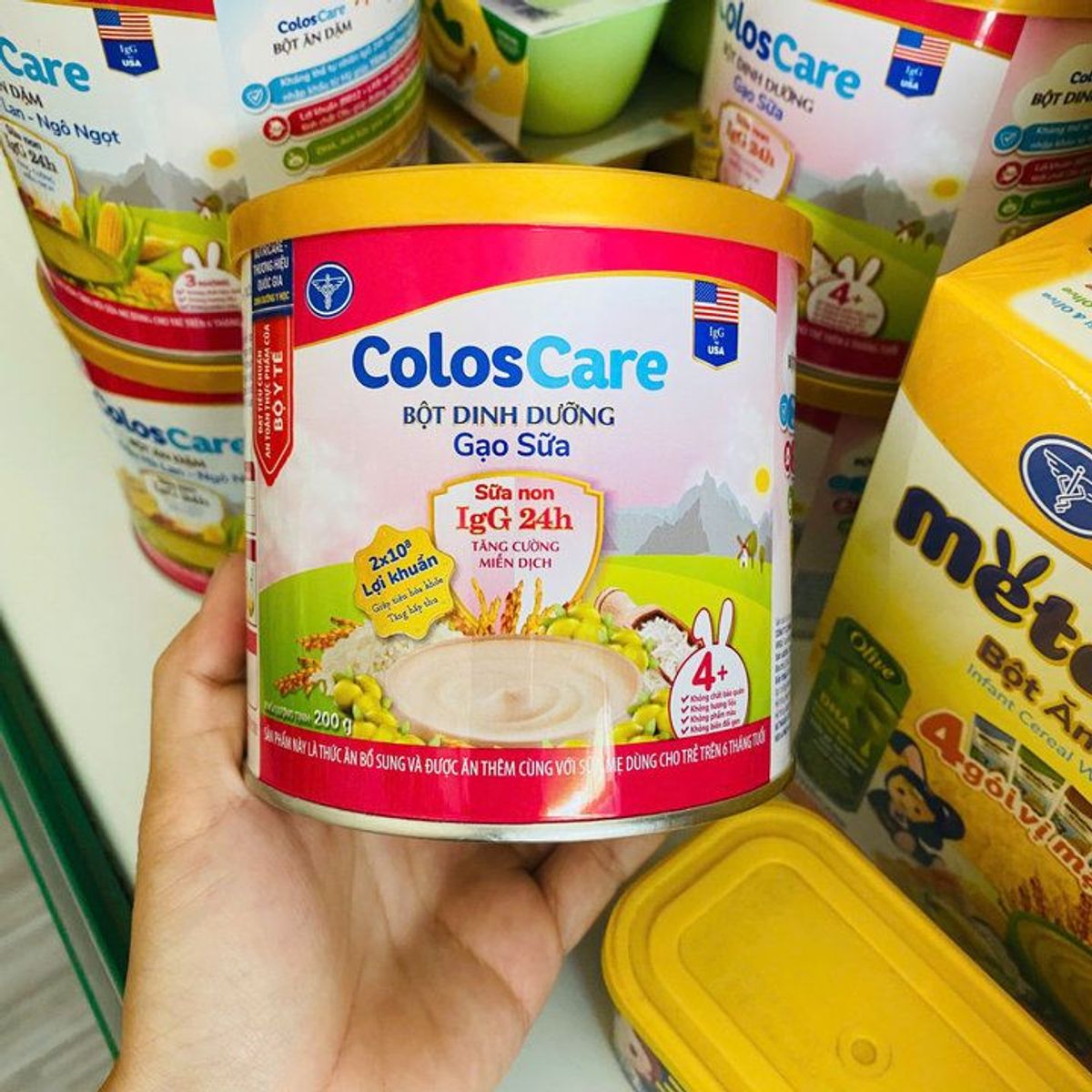 BỘT ĂN DẶM NUTRICARE COLOSCARE BỔ SUNG SỮA NON VÀ DINH DƯỠNG CHO BÉ YÊU LON 200G L070 - LADY'S PASSION BỘT ĂN DẶM NUTRICARE COLOSCARE BỔ SUNG SỮA NON VÀ DINH DƯỠNG CHO BÉ YÊU LON 200G L070 - LADY'S PASSION