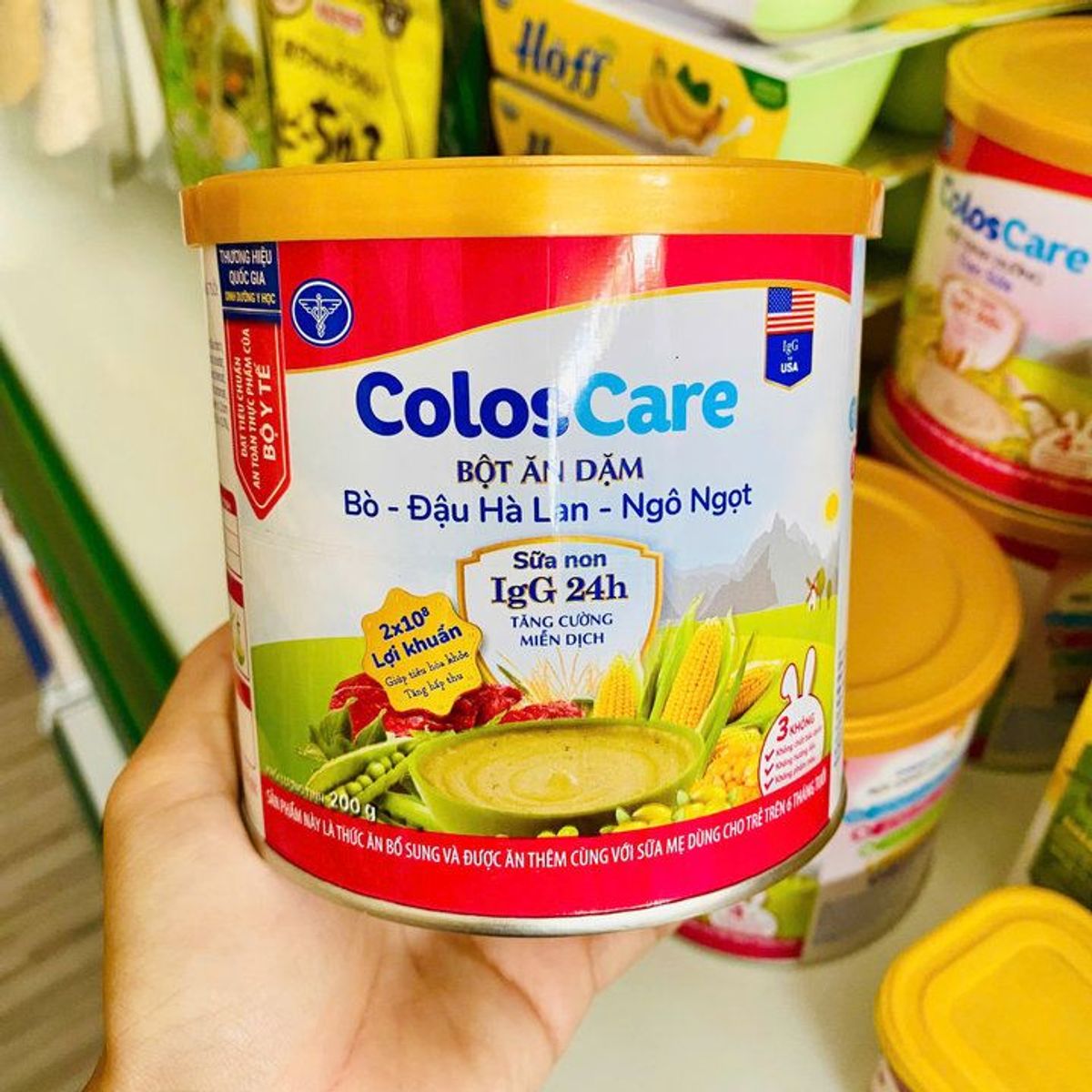 BỘT ĂN DẶM NUTRICARE COLOSCARE BỔ SUNG SỮA NON VÀ DINH DƯỠNG CHO BÉ YÊU LON 200G L070 - LADY'S PASSION BỘT ĂN DẶM NUTRICARE COLOSCARE BỔ SUNG SỮA NON VÀ DINH DƯỠNG CHO BÉ YÊU LON 200G L070 - LADY'S PASSION