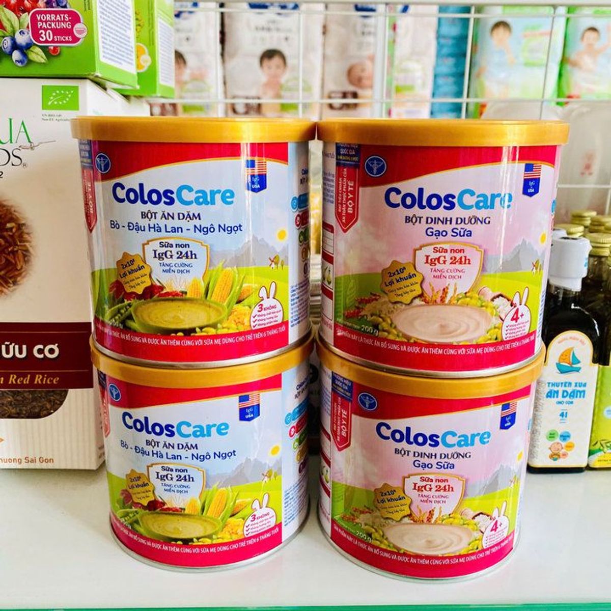 BỘT ĂN DẶM NUTRICARE COLOSCARE BỔ SUNG SỮA NON VÀ DINH DƯỠNG CHO BÉ YÊU LON 200G L070 - LADY'S PASSION BỘT ĂN DẶM NUTRICARE COLOSCARE BỔ SUNG SỮA NON VÀ DINH DƯỠNG CHO BÉ YÊU LON 200G L070 - LADY'S PASSION