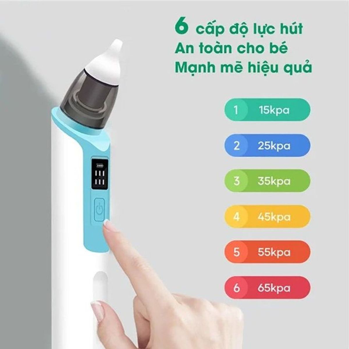 MÁY HÚT MŨI LÀM SẠCH MŨI CHO BÉ THẾ HỆ MỚI 6 CẤP ĐỘ HÚT, SẠC PIN USB 55957 - LADY'S PASSION MÁY HÚT MŨI LÀM SẠCH MŨI CHO BÉ THẾ HỆ MỚI 6 CẤP ĐỘ HÚT, SẠC PIN USB 55957 - LADY'S PASSION