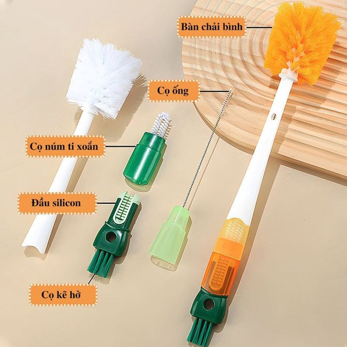 CỌ BÌNH SỮA 5IN1 LOẠI CẢI TIẾN VỆ SINH NHANH CHÓNG DỄ DÀNG PHÙ HỢP VỚI MỌI LOẠI BÌNH 55784 - LADY'S PASSION CỌ BÌNH SỮA 5IN1 LOẠI CẢI TIẾN VỆ SINH NHANH CHÓNG DỄ DÀNG PHÙ HỢP VỚI MỌI LOẠI BÌNH 55784 - LADY'S PASSION
