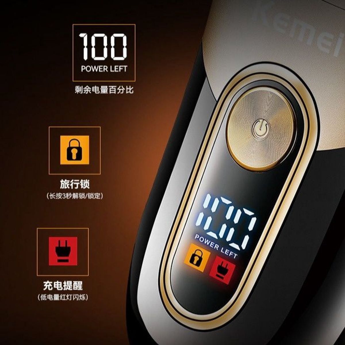 MÁY CẠO RÂU KHÔ 3 LƯỠI KÈM GIÁ ĐỠ KEMEI KM 3209 CAO CẤP TRONG CÁC DÒNG MÁY CẠO RÂU GD094 - LADY'S PASSION MÁY CẠO RÂU KHÔ 3 LƯỠI KÈM GIÁ ĐỠ KEMEI KM 3209 CAO CẤP TRONG CÁC DÒNG MÁY CẠO RÂU GD094 - LADY'S PASSION