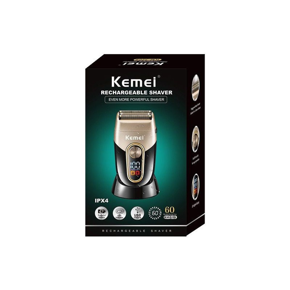 MÁY CẠO RÂU KHÔ 3 LƯỠI KÈM GIÁ ĐỠ KEMEI KM 3209 CAO CẤP TRONG CÁC DÒNG MÁY CẠO RÂU GD094 - LADY'S PASSION MÁY CẠO RÂU KHÔ 3 LƯỠI KÈM GIÁ ĐỠ KEMEI KM 3209 CAO CẤP TRONG CÁC DÒNG MÁY CẠO RÂU GD094 - LADY'S PASSION