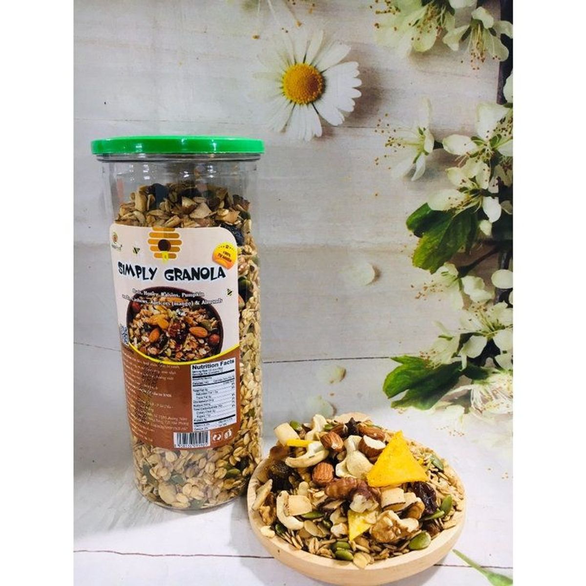 SIMPLY GRANOLA NGUYÊN VỊ, VỊ MATCHA, VỊ PHÔ MAI HỦ 500G ĂN KIÊNG, ĂN CHAY TỐT CHO SỨC KHỎE NC02 - LADY'S PASSION SIMPLY GRANOLA NGUYÊN VỊ, VỊ MATCHA, VỊ PHÔ MAI HỦ 500G ĂN KIÊNG, ĂN CHAY TỐT CHO SỨC KHỎE NC02 - LADY'S PASSION