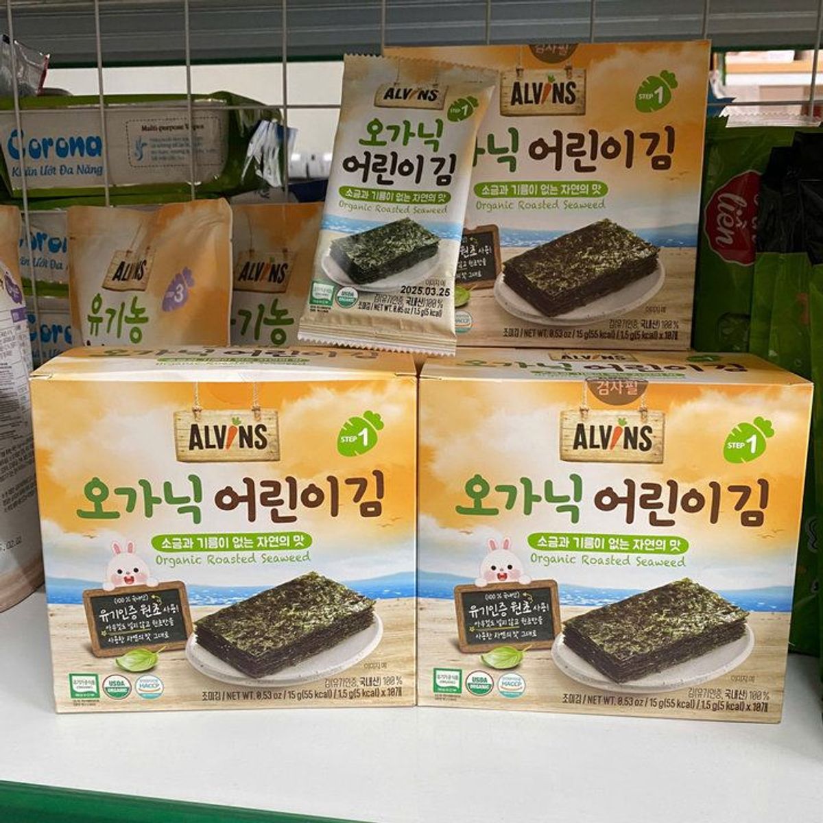 HỘP 10 GÓI SNACK RONG BIỂN HỮU CƠ TÁCH MUỐI VỊ TRUYỀN THỐNG ALVINS 1.5G L033 - LADY'S PASSION HỘP 10 GÓI SNACK RONG BIỂN HỮU CƠ TÁCH MUỐI VỊ TRUYỀN THỐNG ALVINS 1.5G L033 - LADY'S PASSION