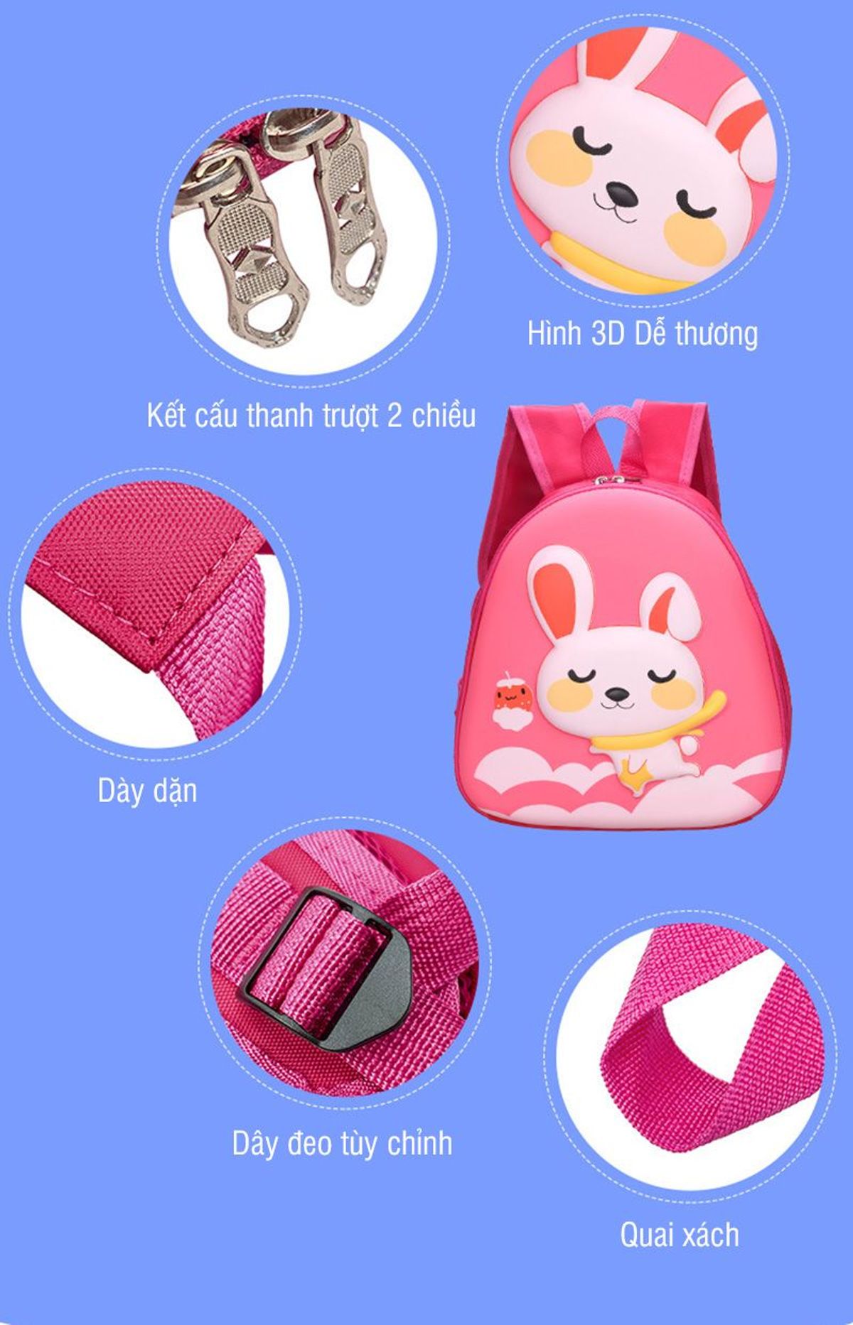 BALO TRỨNG TRẺ EM CAO CẤP NHIỀU HÌNH THÚ ĐÁNG YÊU, IN NỔI HÌNH 3D SỐNG ĐỘNG CHỐNG NƯỚC 56206 - LADY'S PASSION BALO TRỨNG TRẺ EM CAO CẤP NHIỀU HÌNH THÚ ĐÁNG YÊU, IN NỔI HÌNH 3D SỐNG ĐỘNG CHỐNG NƯỚC 56206 - LADY'S PASSION