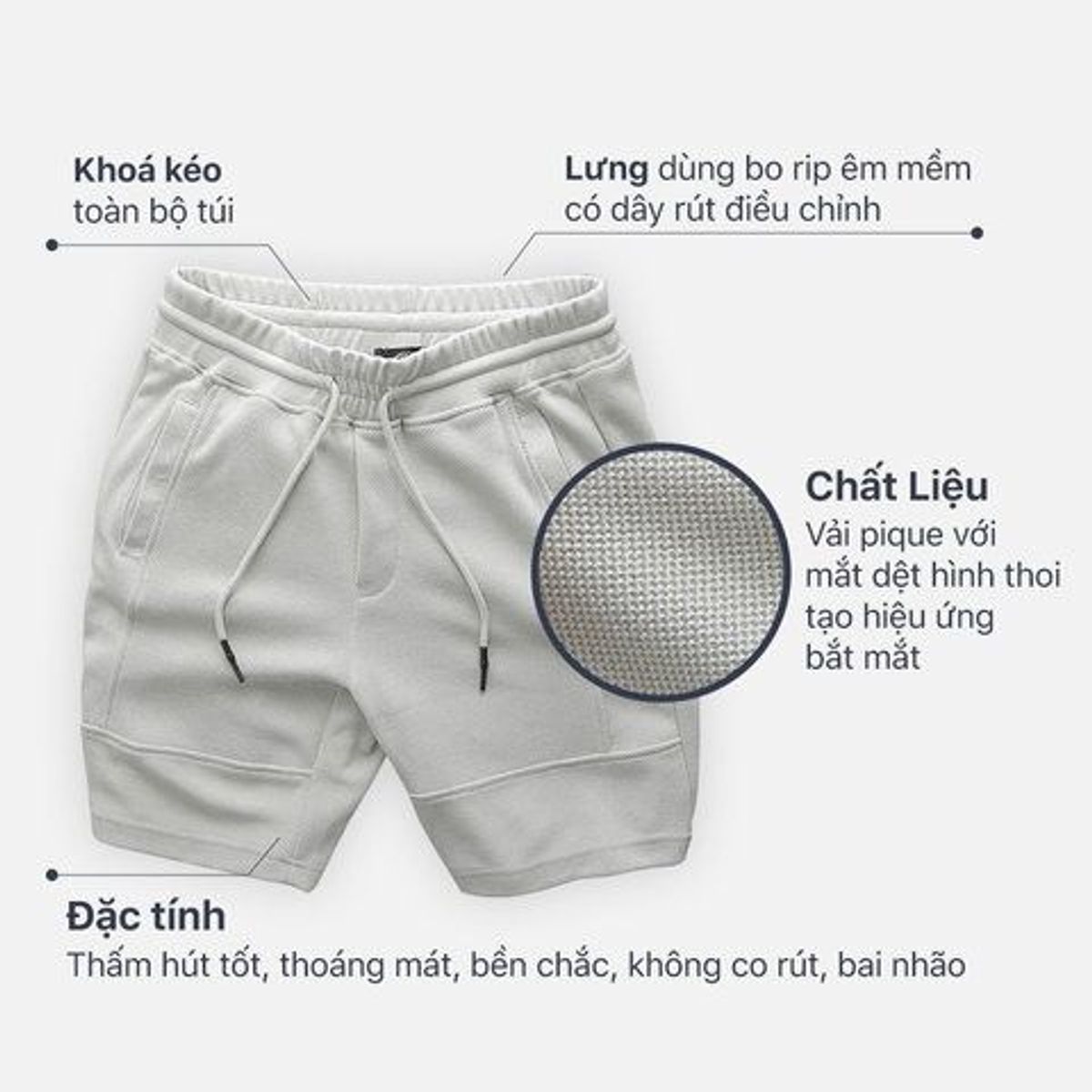 QUẦN SHORT THUN NAM NEW BASIC P203 - LADY'S PASSION QUẦN SHORT THUN NAM NEW BASIC P203 - LADY'S PASSION