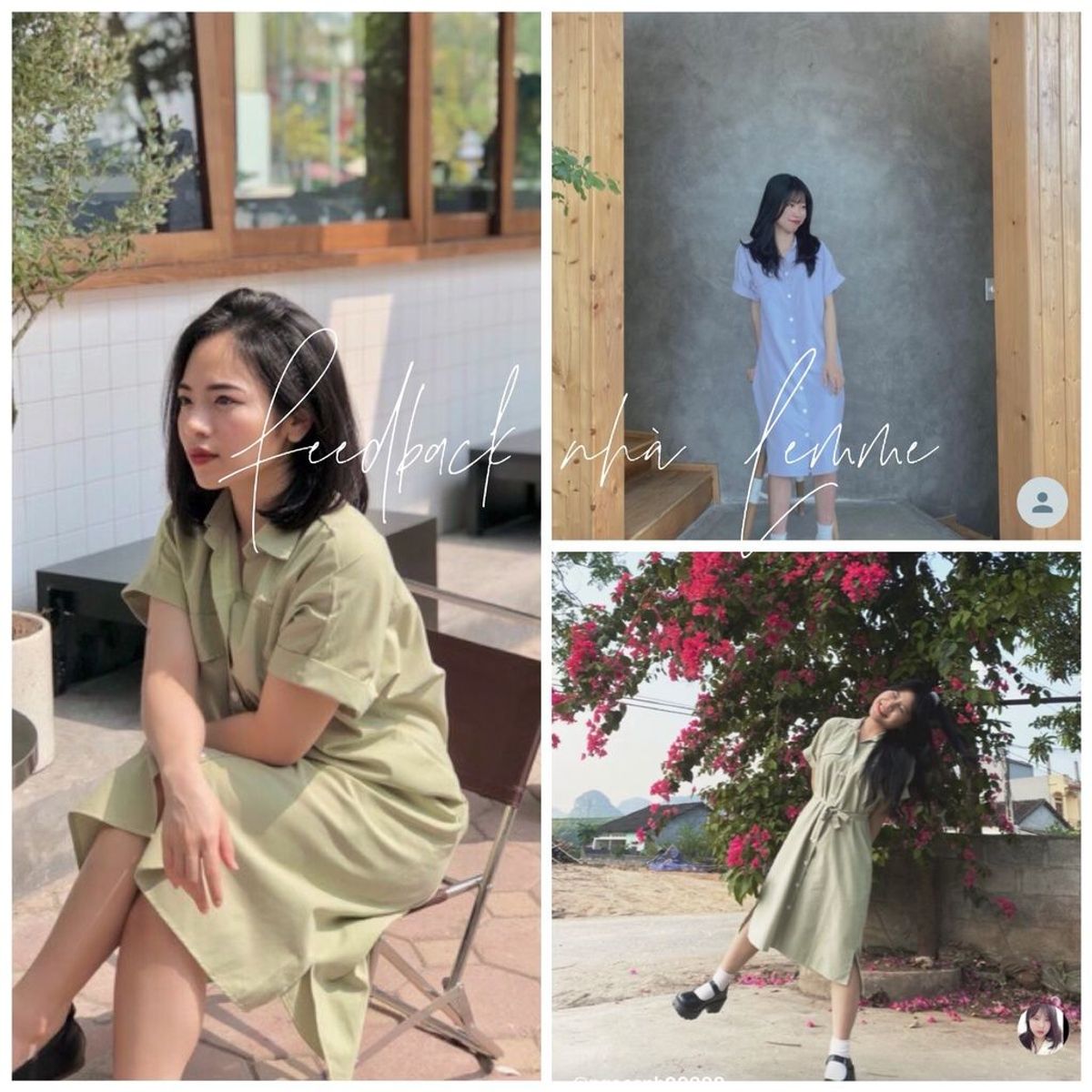 Đầm sơ mi tay ngắn fom rộng xẻ tà Đầm sơ mi tay ngắn fom rộng xẻ tà