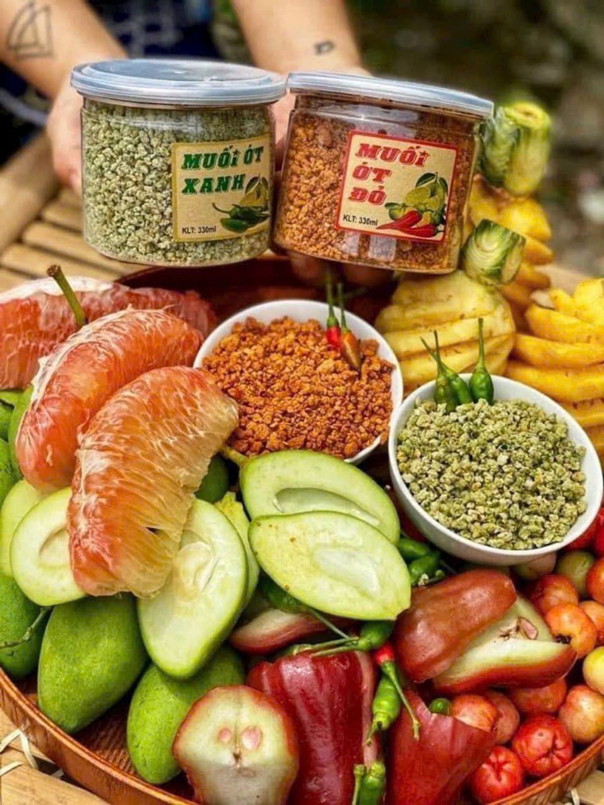 SET MUỐI XANH ĐỎ SIÊU NGON - SET MUỐI XANH ĐỎ SIÊU NGON -