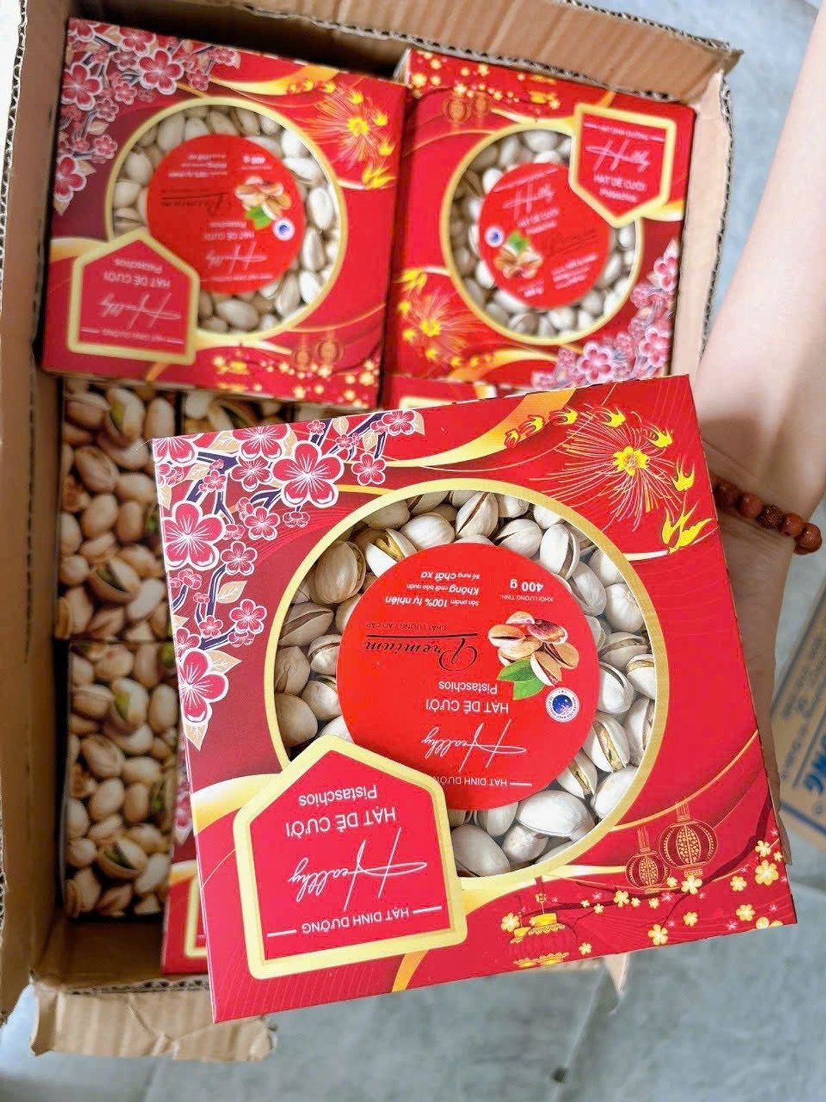 Hạt dẻ cười hộp giấy (400G) Hạt dẻ cười hộp giấy (400G)