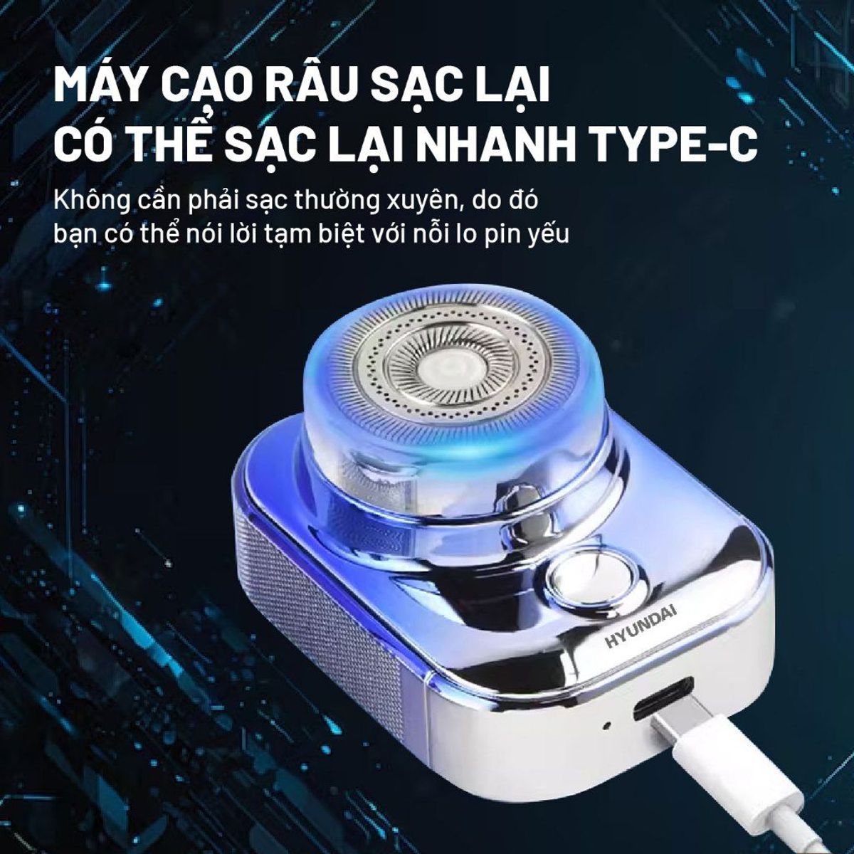 Máy Cạo Râu Hyundai PHT046 Chính Hãng Bảo Hành 12 Tháng Máy Cạo Râu Hyundai PHT046 Chính Hãng Bảo Hành 12 Tháng
