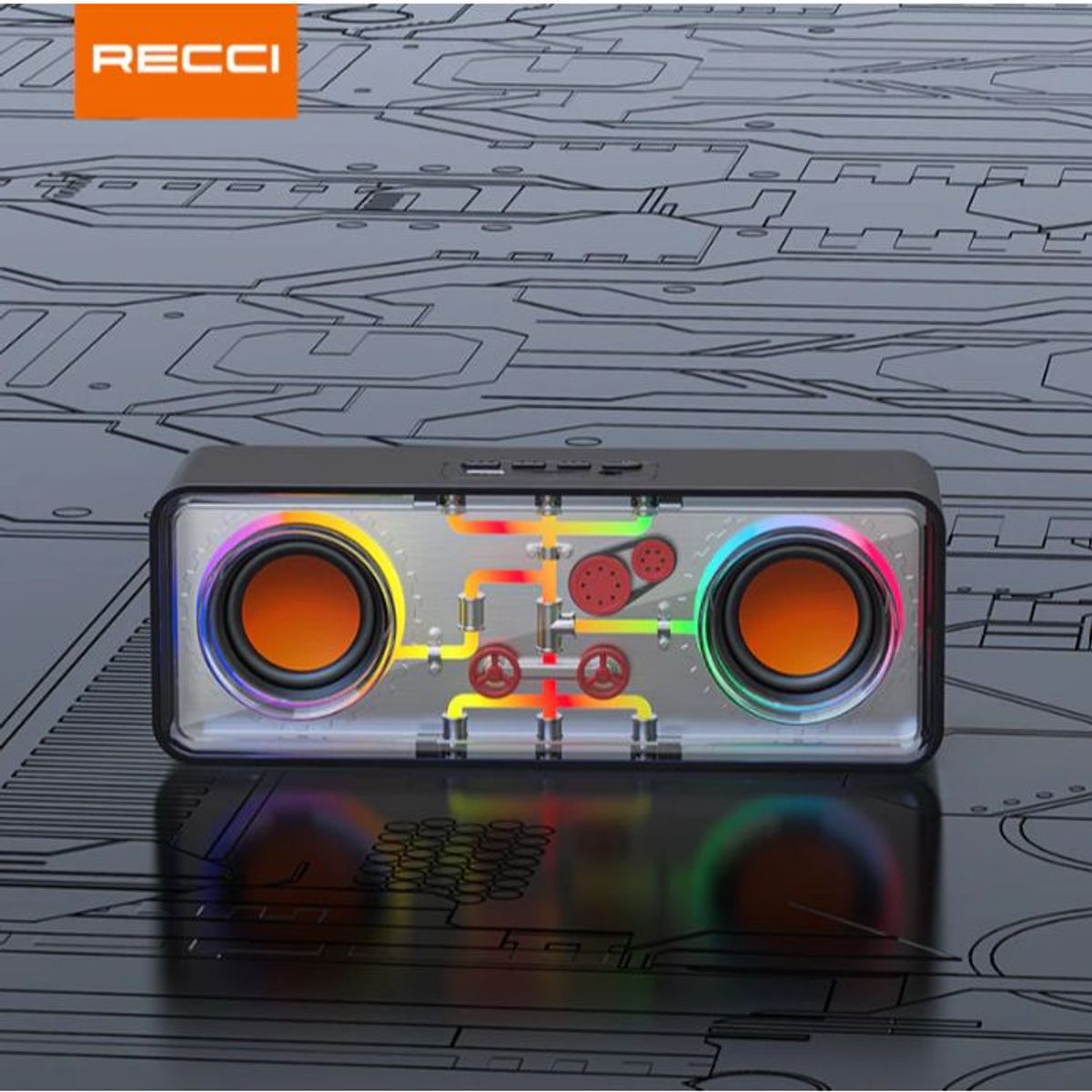 Loa Bluetooth Recci Trắng RSKW38 Loa Bluetooth Recci Trắng RSKW38